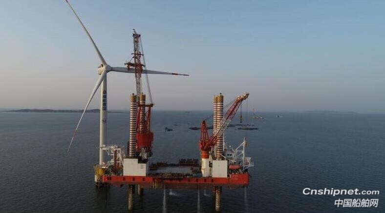 福船海工“大橋福船”號海上風(fēng)電一體化作業(yè)移動(dòng)平臺創(chuàng)新紀(jì)錄