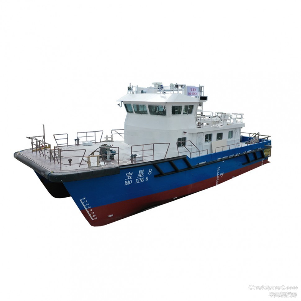 江龍船艇新型鋁合金高性能海上風(fēng)電運(yùn)維船成功下水