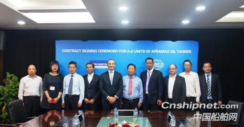 舟山中遠(yuǎn)海運(yùn)重工獲2+2艘阿芙拉型油輪訂單