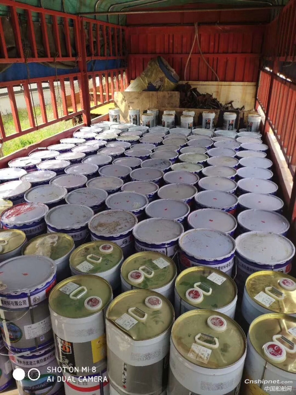 河北強(qiáng)瑞化工成功收購(gòu)航宇船業(yè)庫(kù)存油漆一批