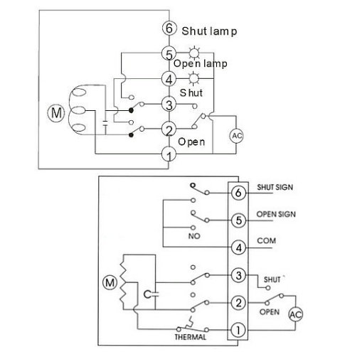 電動蝶閥接線圖說明書