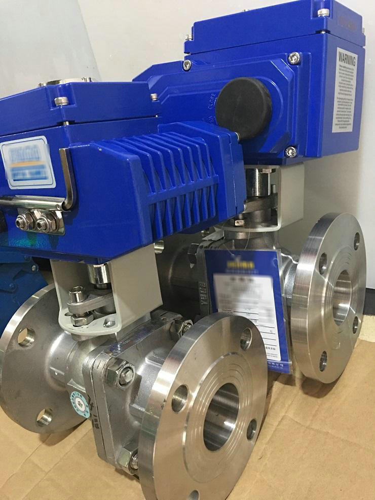 電動(dòng)調(diào)節(jié)球閥，防爆電動(dòng)調(diào)節(jié)球閥實(shí)物圖