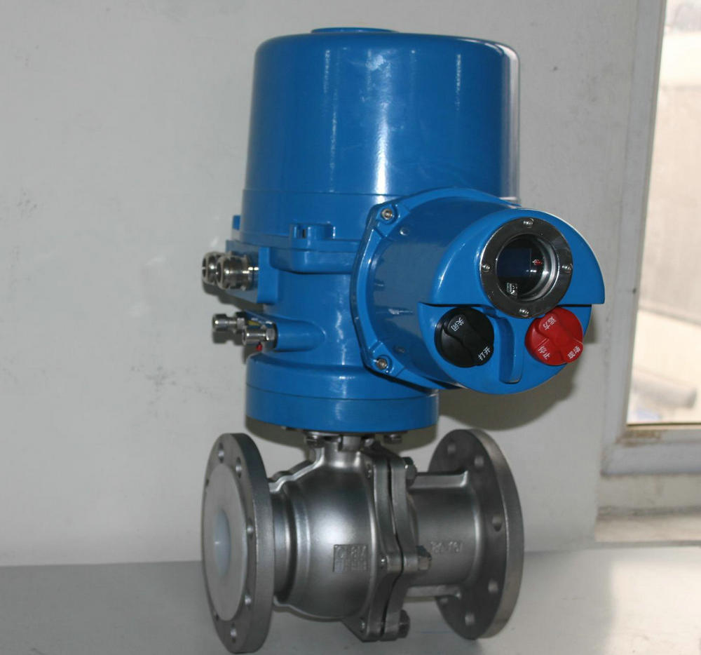 智能電動(dòng)球閥/帶開(kāi)關(guān)反饋信號(hào)/電壓380V/防爆等級(jí)dIIBT4Gbr實(shí)物圖1