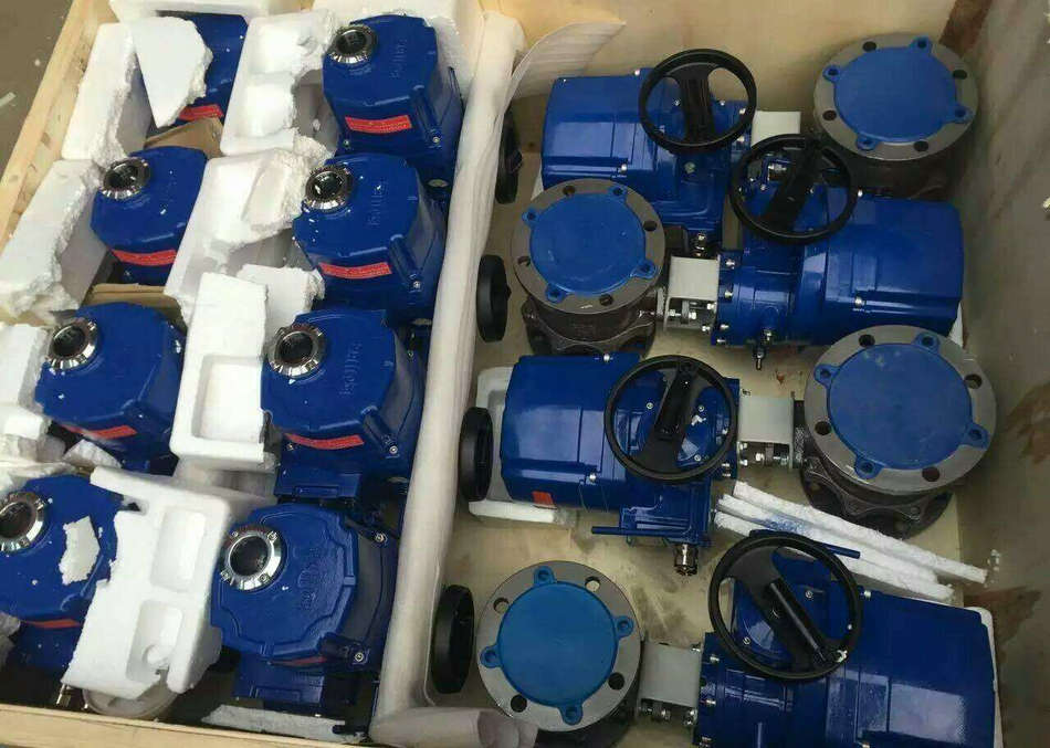 智能電動(dòng)球閥/帶開(kāi)關(guān)反饋信號(hào)/電壓380V/防爆等級(jí)dIIBT4Gbr實(shí)物圖2