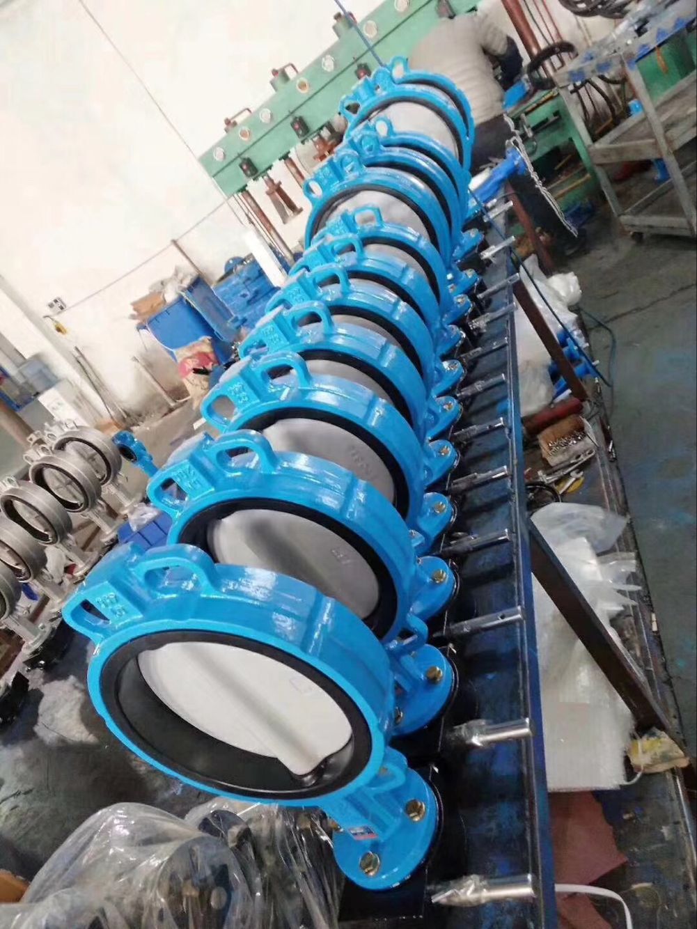 對夾蝶閥尺寸圖片廠家型號D71X/D371X（圖2）