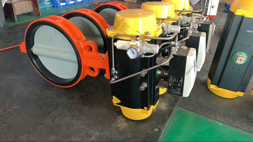 氣動(dòng)對(duì)夾式蝶閥廠規(guī)格型號(hào)D671X/F/H