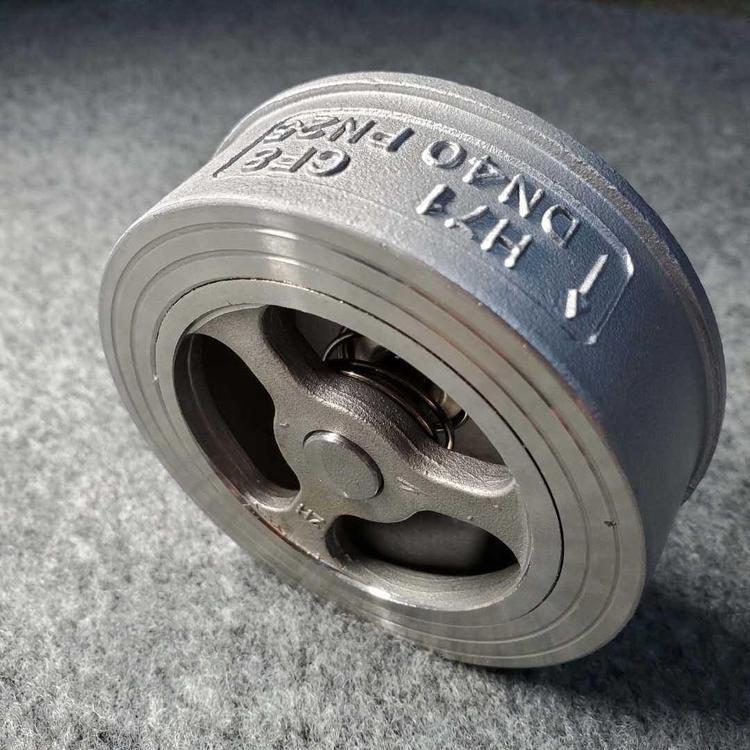 對(duì)夾式止回閥,對(duì)夾式蝶式止回閥實(shí)物圖