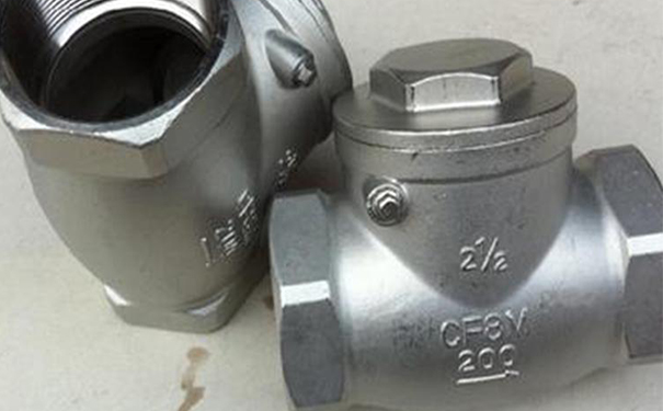 內(nèi)螺紋止回閥,不銹鋼絲扣止回閥實物圖